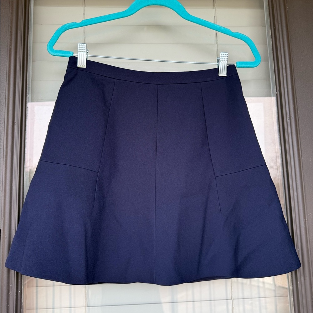 J. Crew Navy A-Line Skirt